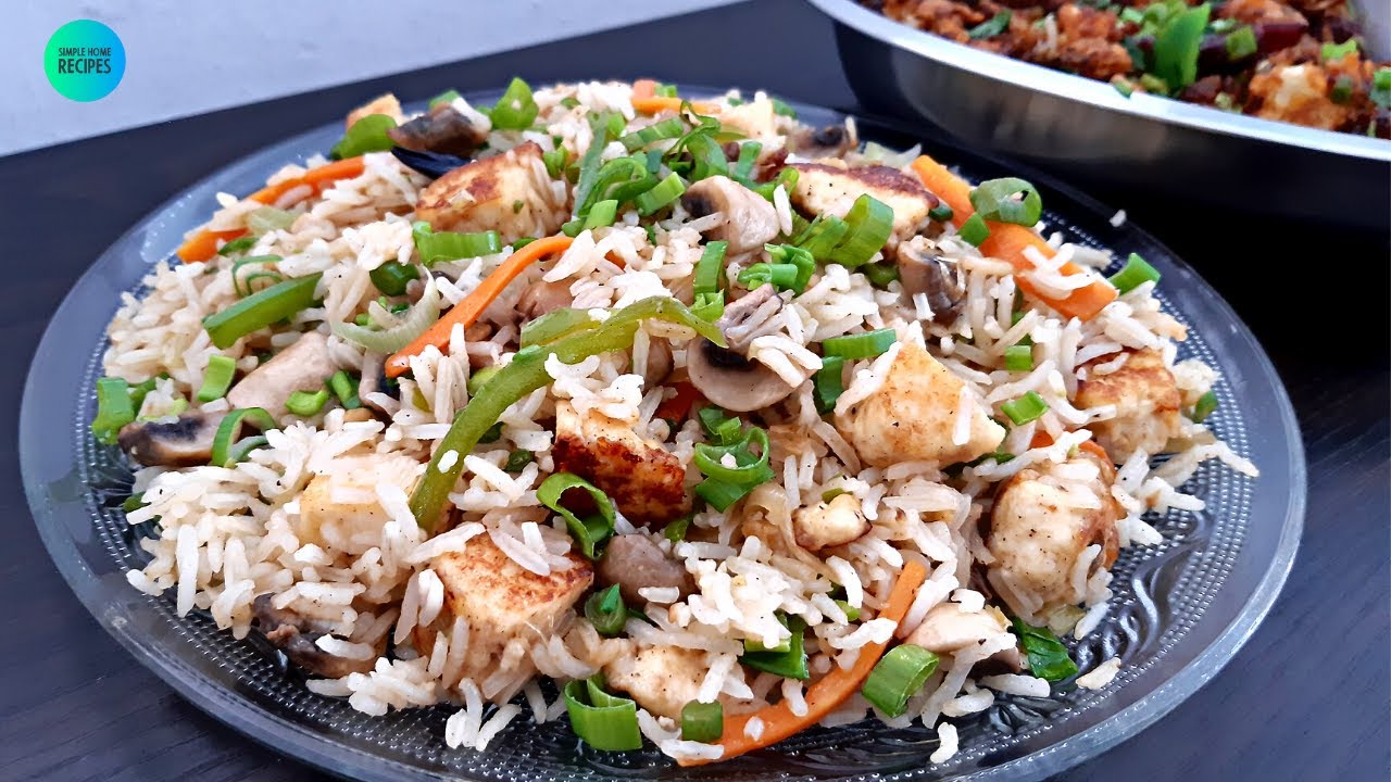 Fried Rice (Paneer and Mushroom)
